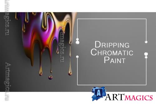 Dripping Chromatic Paint