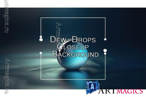 Dew Drops Closeup Background vol 3