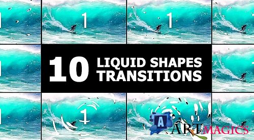 Videohive - Liquid Shapes Transitions 47585912 - Project For Final Cut & Apple Motion 