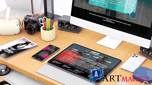 Multi-Display Responsive Website 421171 - Project for After Effects