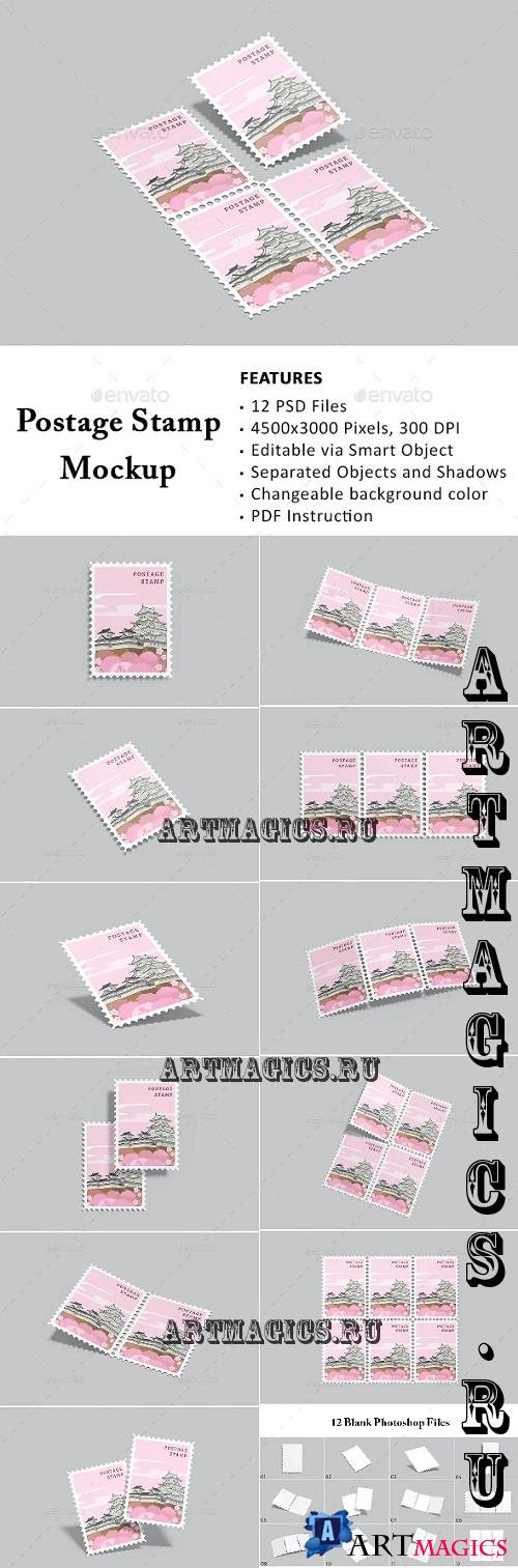 Postage Stamp Mockup - 45809575
