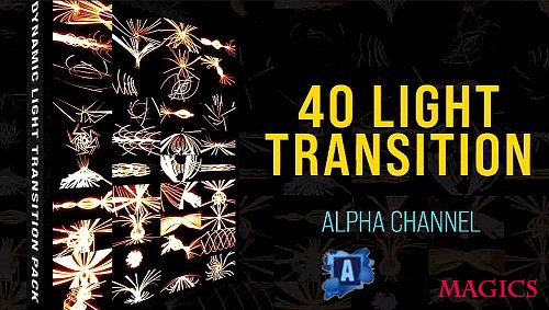 Light Lines Transition Pack 1584395 - Project for After Effects