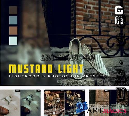 6 Mustard light Lightroom and Photoshop Presets - TG6J2F2
