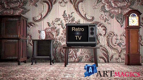 Videohive - Retro TV Logo Reveal 47972139 - Project For Final Cut & Apple Motion
