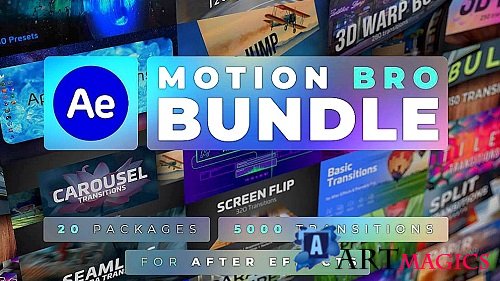 Motion Bro Bundle 5000 Transition for After Effects