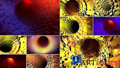 Videohive - Abstract Tunnels 47795724 - Project For Final Cut & Apple Motion