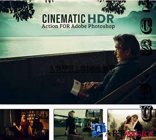 Cinematic HDR Action FOR Adobe Photoshop - ZPANMTZ