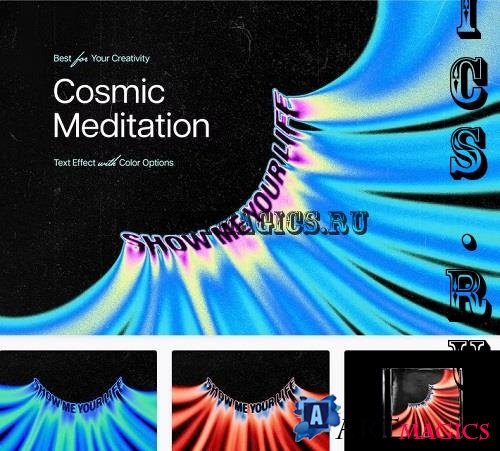 Cosmic Meditation Text Effect - 16080361