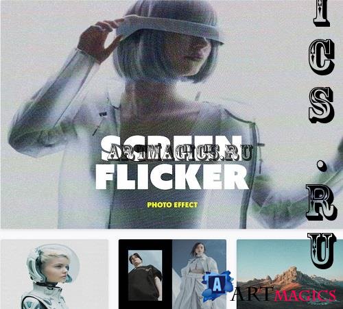 Screen Flicker Photo Effects - 42220905