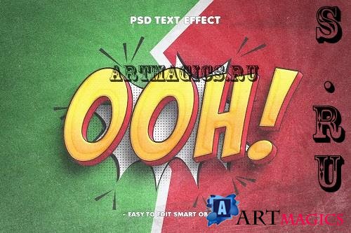 Comic Book Style 3D Text Effect - EM5WRFC