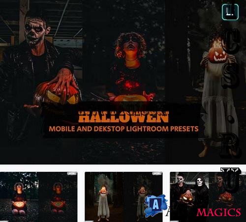 Halloween Lightroom Presets Dekstop and Mobile - 6YPV42N