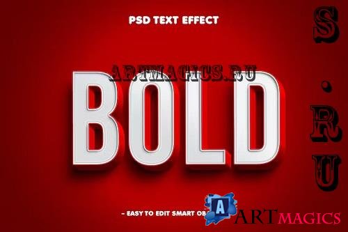 Bold Stylized 3D Text Effect - LHZK6TW