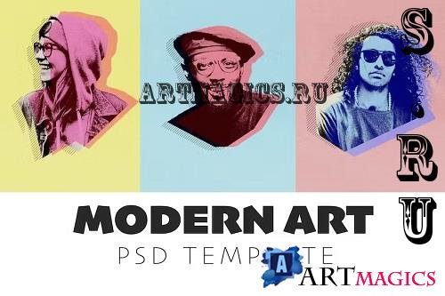 Modern Art PSD Template - TACANQY