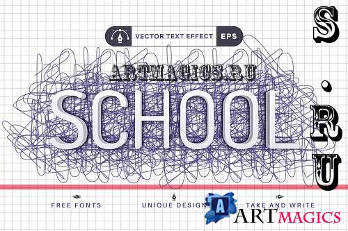 Hatching - Editable Text Effect, Font Style - V7PDXMJ