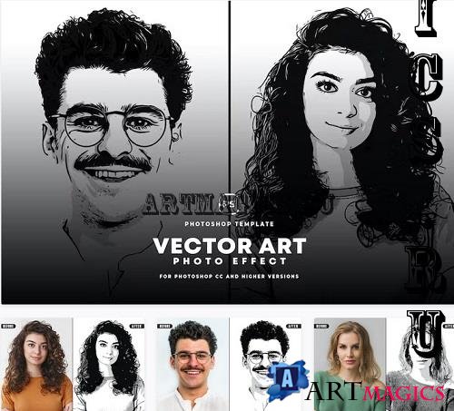 Vector Art Photo Effect - XWJXPM9