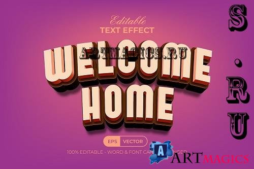 3D Text Effect Curved Style - 42292297