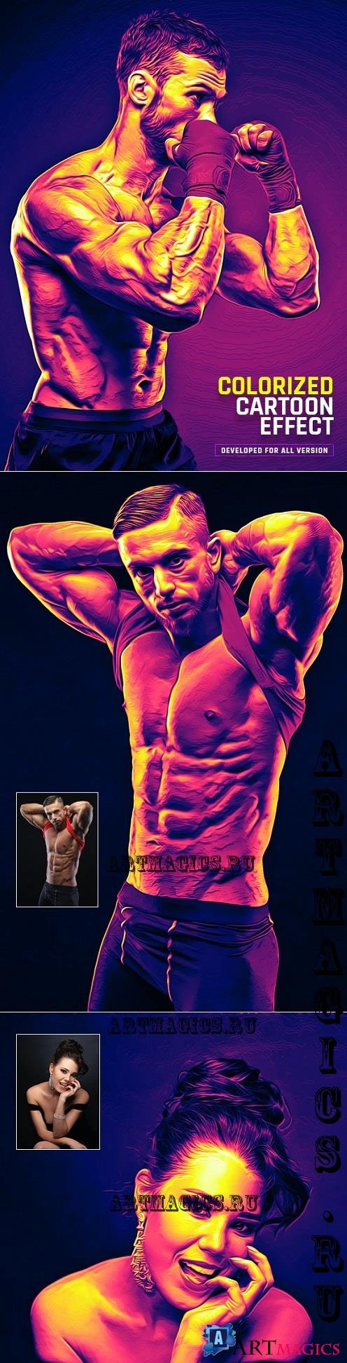Colorized Cartoon Effect - 33914239