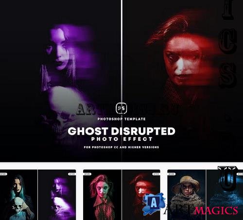 Ghost Disrupted Photo Effect - KMD7KV9