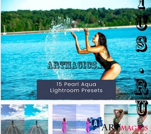 15 Pearl Aqua Lightroom Presets - LUEL66Q