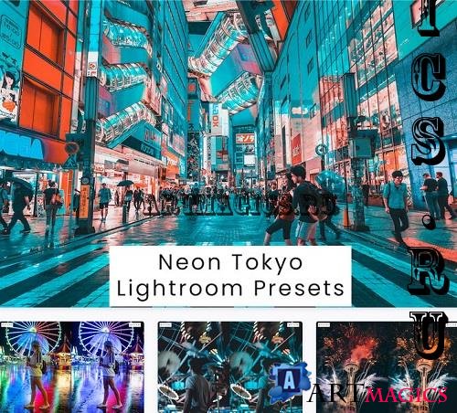 Neon Tokyo Lightroom Presets - PRA43U4