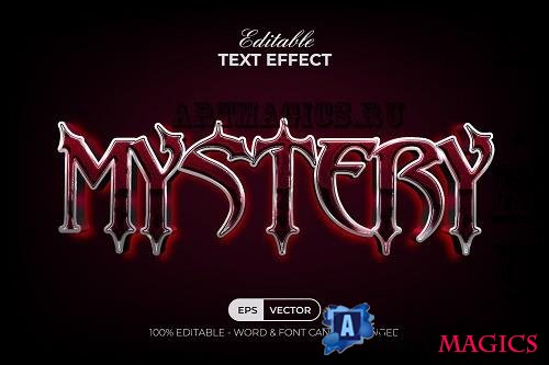 Mystery Text Effect Horror Style - 42295483