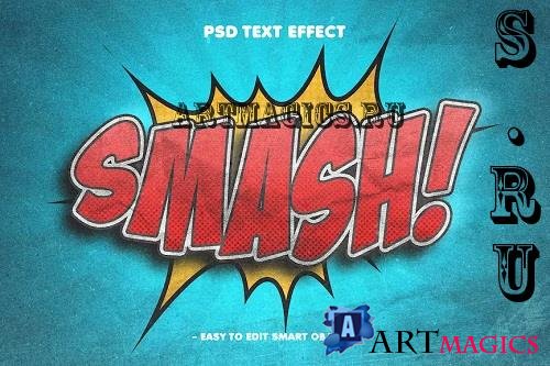 Smash Comic Blast Psd Text Effect - 3FFZ455