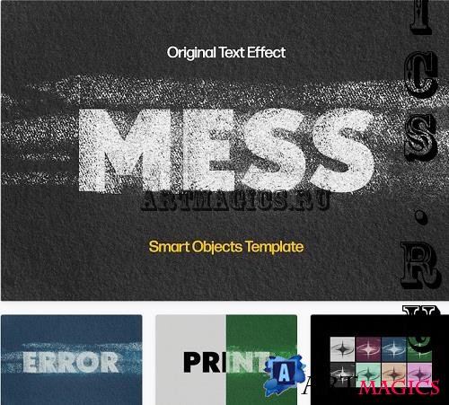 Distortion Mess Text Effect - 43920696