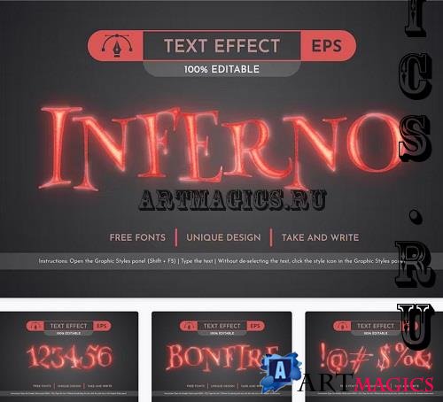 Inferno - Editable Text Effect - 50812399