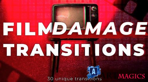 Film Damage Transitions 1392628 - After Effects Presets