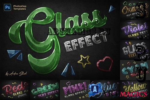 Glass Text Effects - 43919494