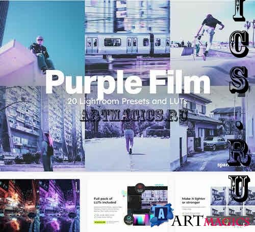 20 Purple Film Lightroom Presets - 44254815 - 13429897