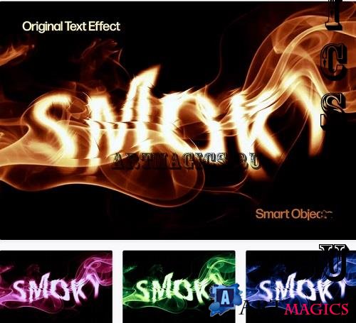 Smoke Text Effect - 82866057