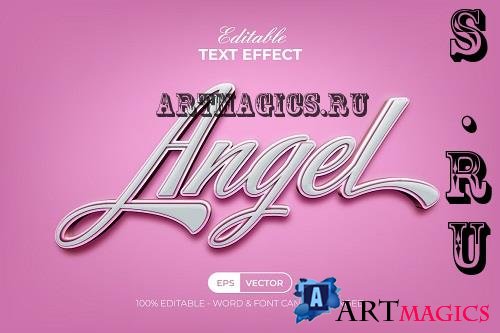 Angel Pink Text Effect Style - 58623757
