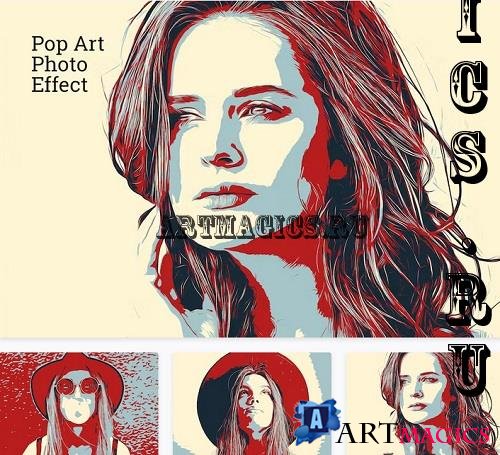 Pop Art Photo Effect - 386CD8X