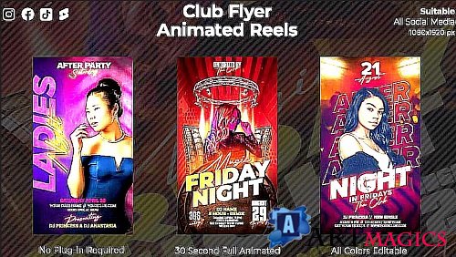 Club Flyer Animated Reels 1771511 - Project for After Effects