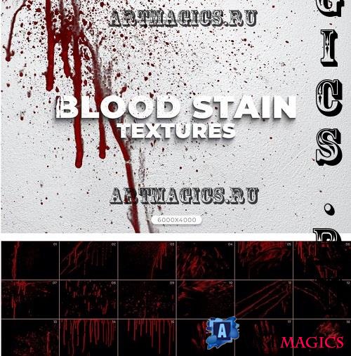 18 Isolated Blood Stain Textures - ENXHN7W