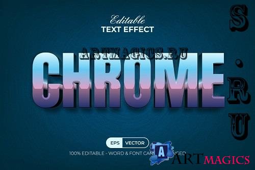 Chrome Text Effect Style - 91545436