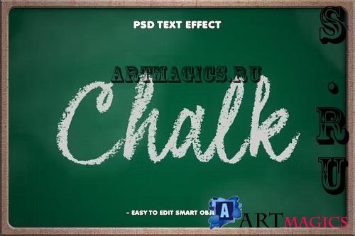 Chalk Lettering PSD Layer Style Text Effect - ZW3JPN2