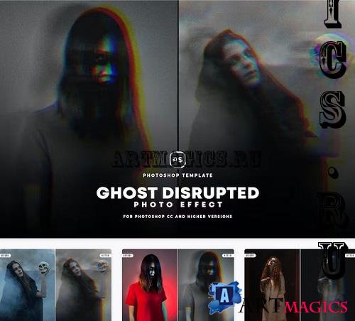 Ghost Disrupted Glitch Effect - G7LUT8N