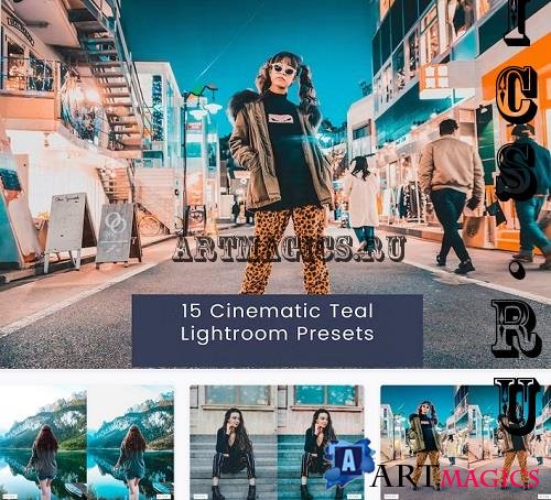 15 Cinematic Teal Lightroom Presets - XRDBSQH
