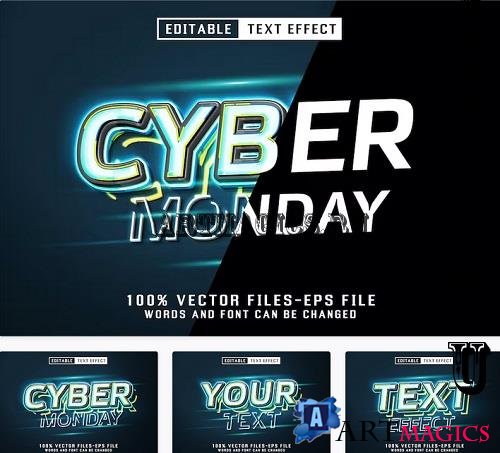 Cyber Monday Editable Text Effectv - 87RHW2Q