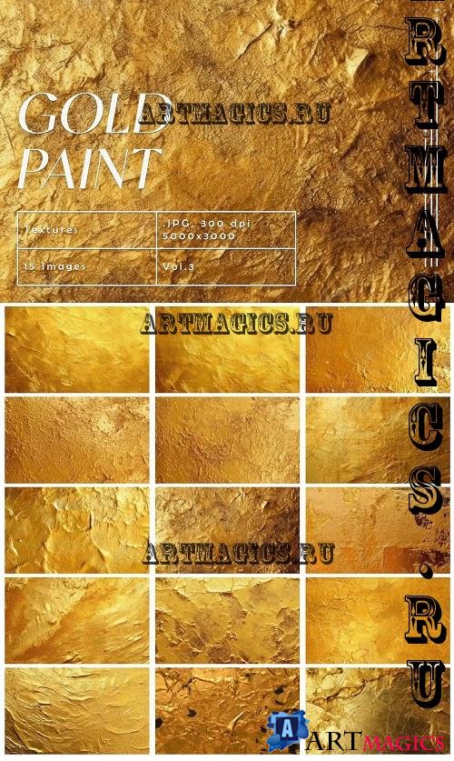 Gold Paint Textures Vol.3 - STCMZFS
