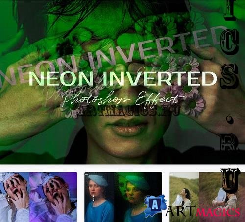 Neon Inverted Photoshop Effect - 54M7MWM