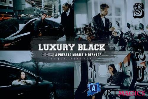 Black Luxury Lightroom Presets Mobile & Desktop - G3T4ALN