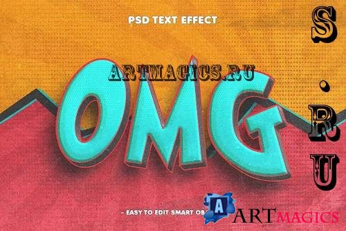 OMG Comic Blast Text Effect Layer Style - 8EZS7VS