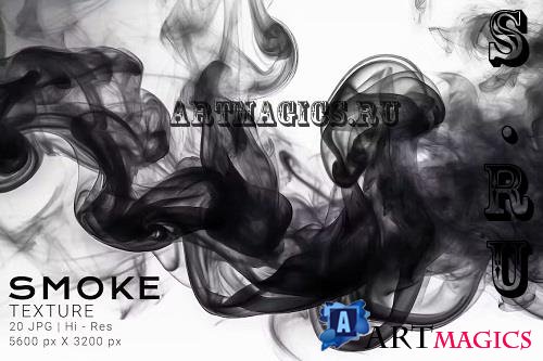 Black Smoke Background - QC5UY84