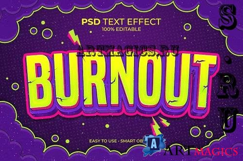 Burnout Text Effect - V4D72KR