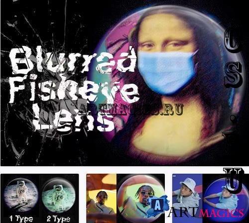 Blurred Fisheye Lens Photoshop Effect - RETMGT7