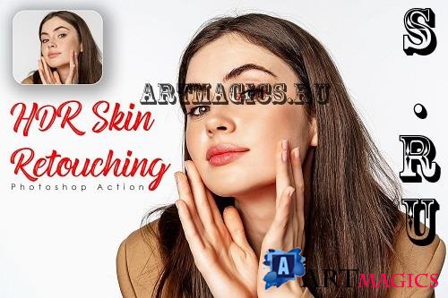 HDR Skin Retouching Action - 91609870