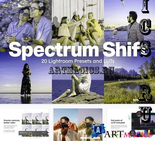 20 Spectrum Shift Lightroom Presets - 91609781